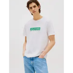 TOMMY HILFIGER - Polera Colour To Colour Logo Blanco
