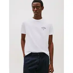 TOMMY HILFIGER - Polera Monotype All America Logo Blanco