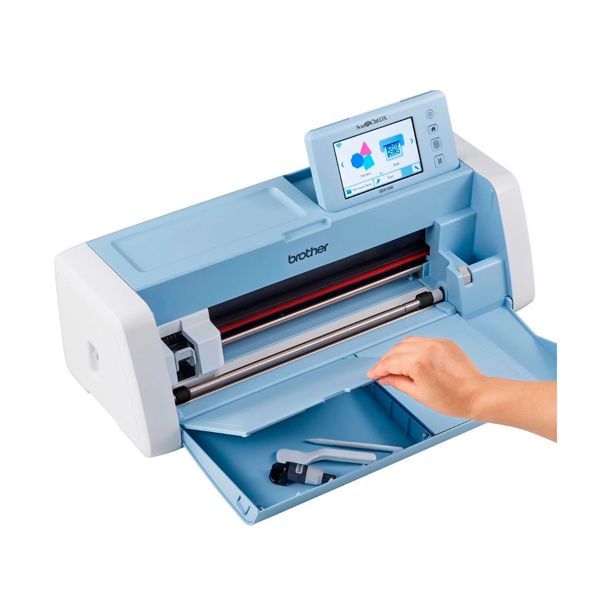 GENERICO - Plotter Scan 225 Brother + tapete morado + Adhesivo 505