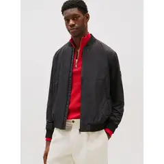 TOMMY HILFIGER - Chaqueta Bomber Repelente Al Agua Negro