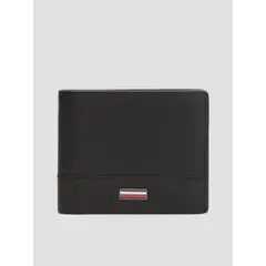 TOMMY HILFIGER - Billetera Plegable Corporate Negro