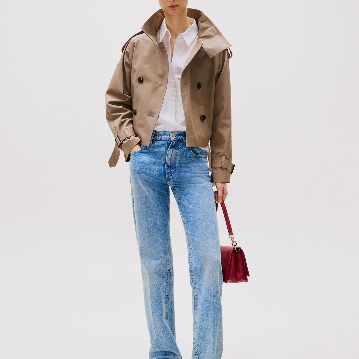 TOMMY HILFIGER - Jeans Bootcut Relaxed De Talle Alto Azul Tommy Hilfiger
