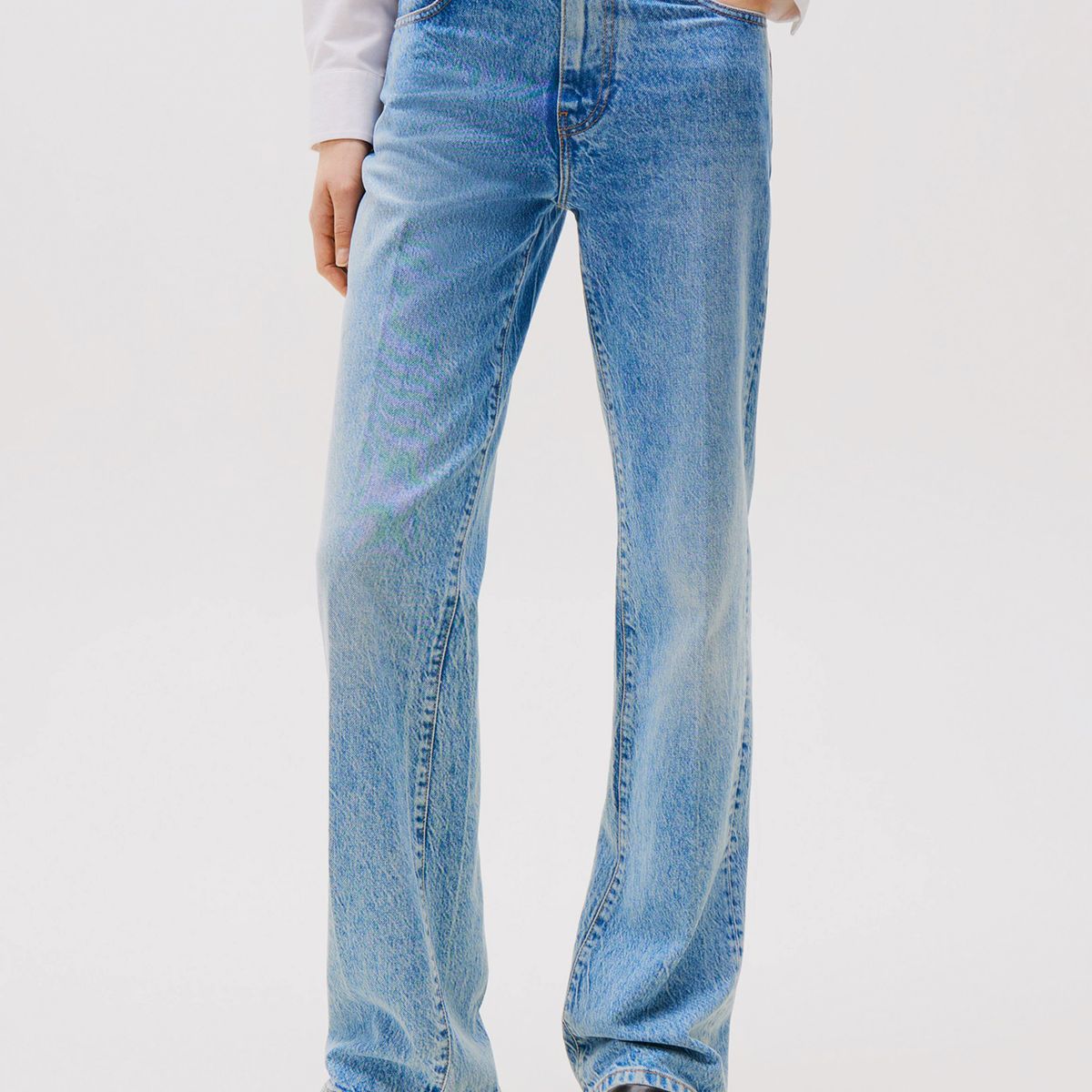 TOMMY HILFIGER - Jeans Bootcut Relaxed De Talle Alto Azul Tommy Hilfiger