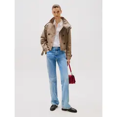TOMMY HILFIGER - Jeans Bootcut Relaxed De Talle Alto Azul