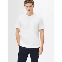 TOMMY HILFIGER - Polera Monogram Logo Blanco