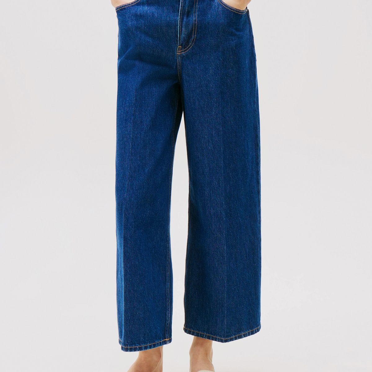 TOMMY HILFIGER - Jeans Wide Leg Talle Alto Azul Tommy Hilfiger