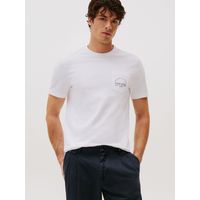 Polera Arch Pocket Con Logo Blanco