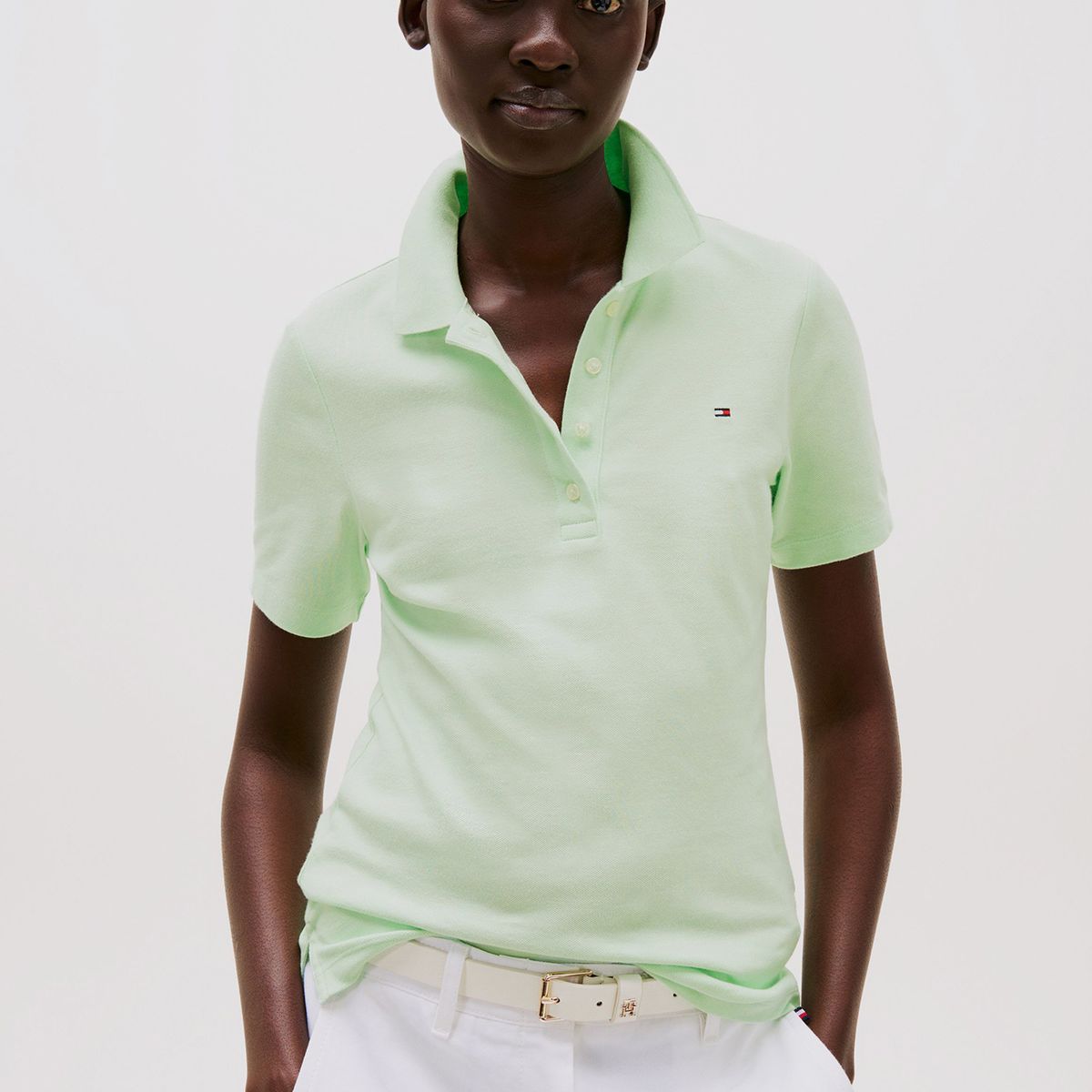 TOMMY HILFIGER - Polo 1985 Collection Slim Fit Verde Tommy Hilfiger
