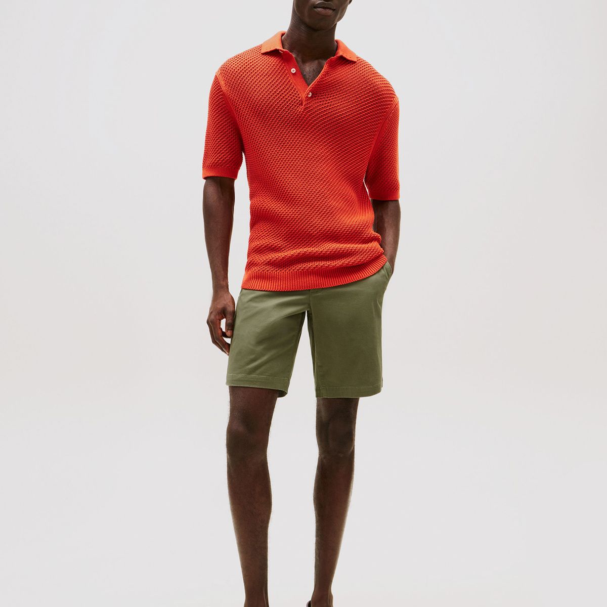 TOMMY HILFIGER - Short Essential 1895 De Algodón Verde Tommy Hilfiger