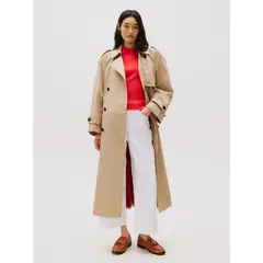 TOMMY HILFIGER - Jeans Wide Leg De Talle Alto Blanco