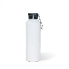 TODOK - Pack 12 Botellas Sport Para Sublimación 750ml Tapa Color Negra