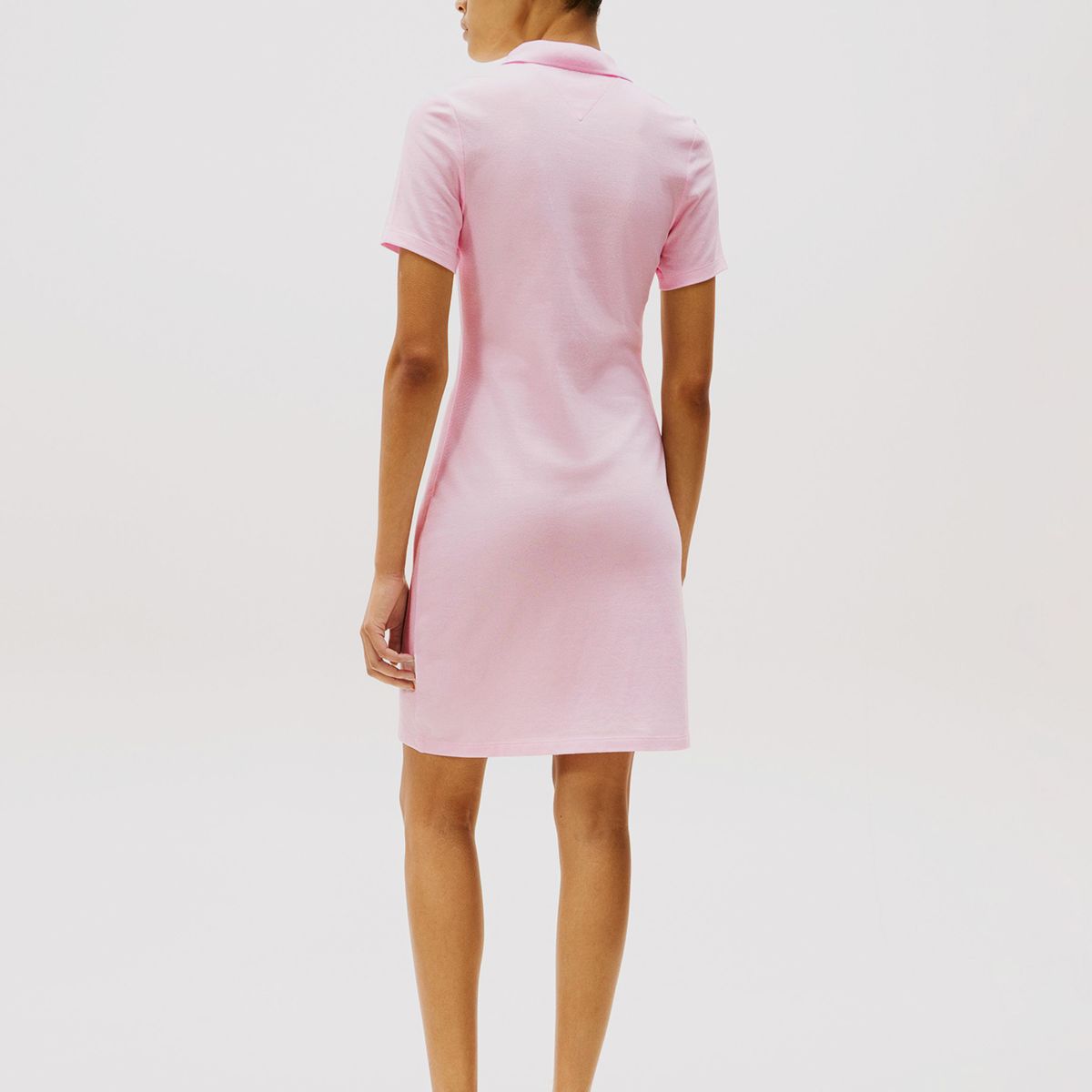 TOMMY HILFIGER - Vestido Polo 1985 De Corte Slim Rosado Tommy Hilfiger