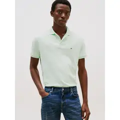 TOMMY HILFIGER - Polo Liquid Cotton Regular Fit Verde