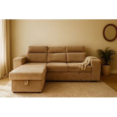 Imagen 2 del producto Sofá seccional color café modelo Roma