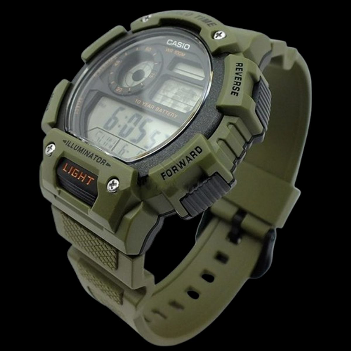 CASIO - RELOJ CASIO AE1400WH-3A HOMBRE DEPORTIVO SUMERGIBLE