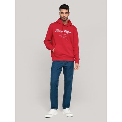 Imagen 2 del producto Polerón Hoodie Script Logo Rojo