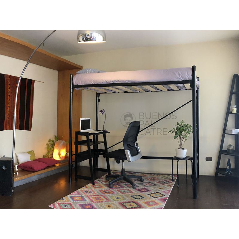 BUENOSPALCATRE CL - Cama Alta Metálica 1 Plaza – BuenosPalCatre