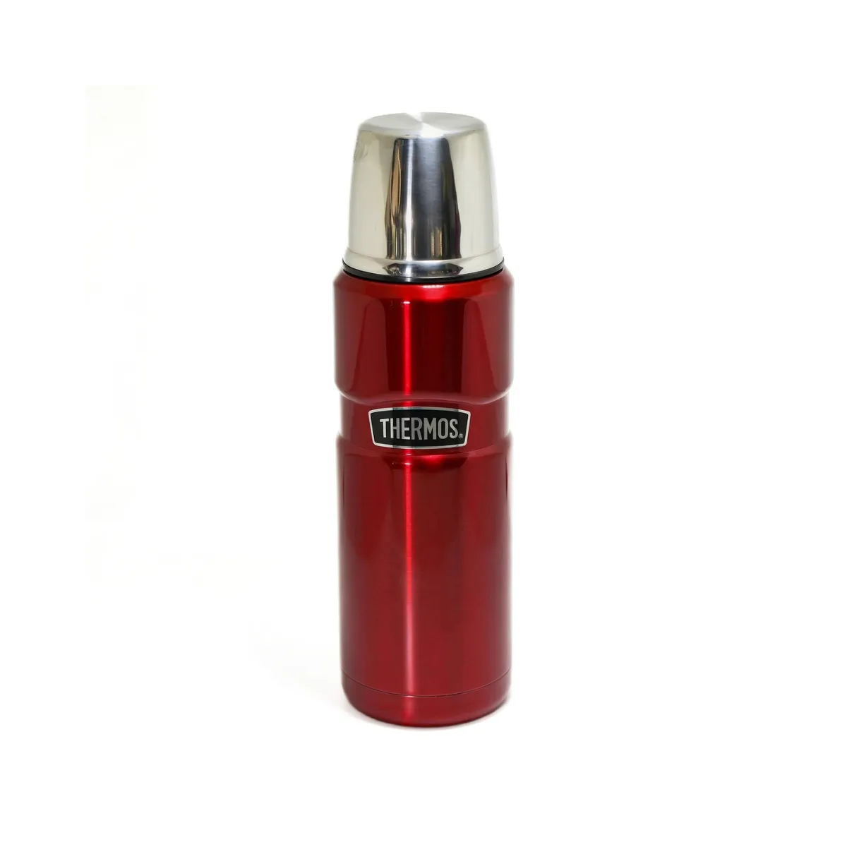THERMOS - TERMO LIQUIDO ACERO INOX 470ML KING ROJO