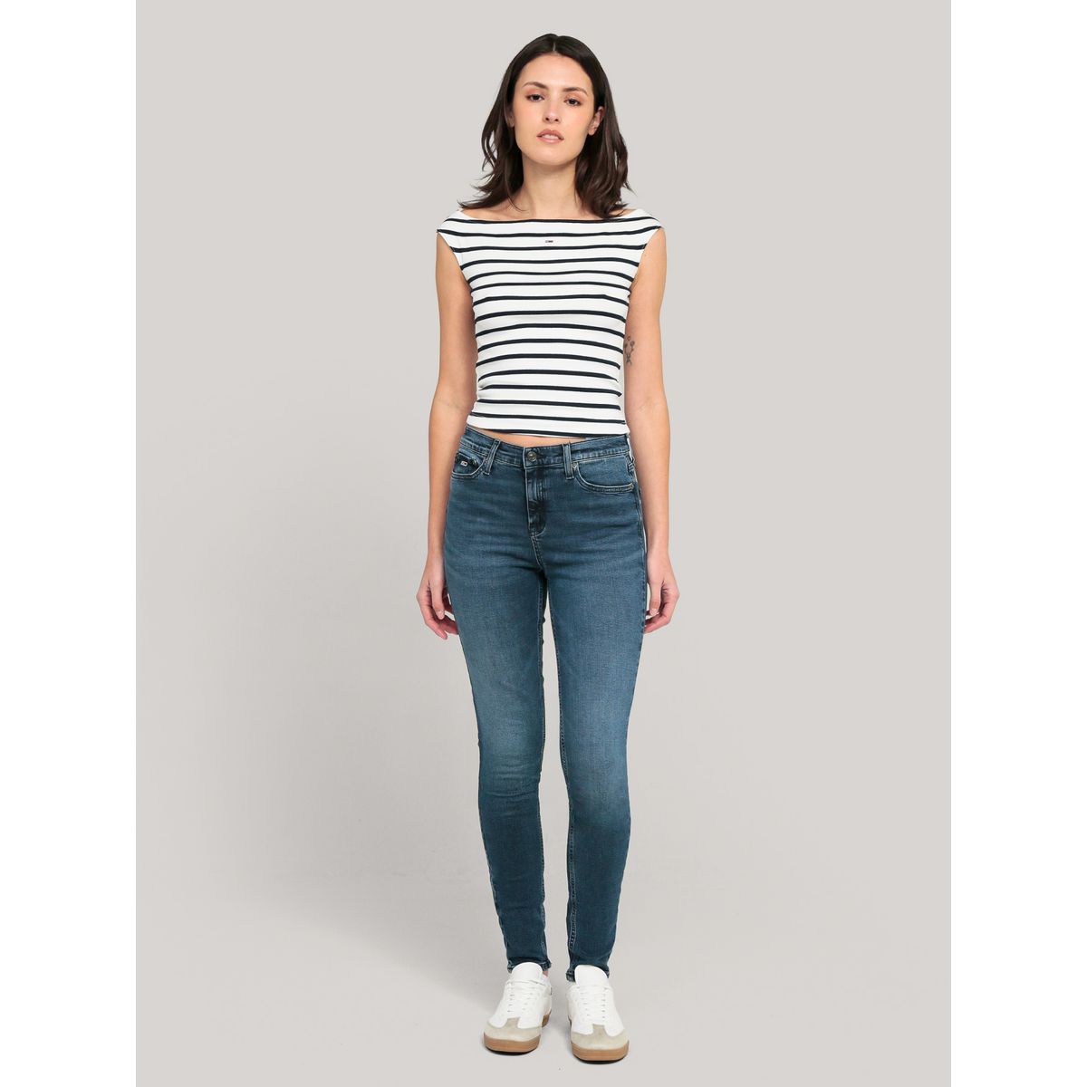 TOMMY HILFIGER - Jeans Nora De Corte Skinny Azul Tommy Jeans