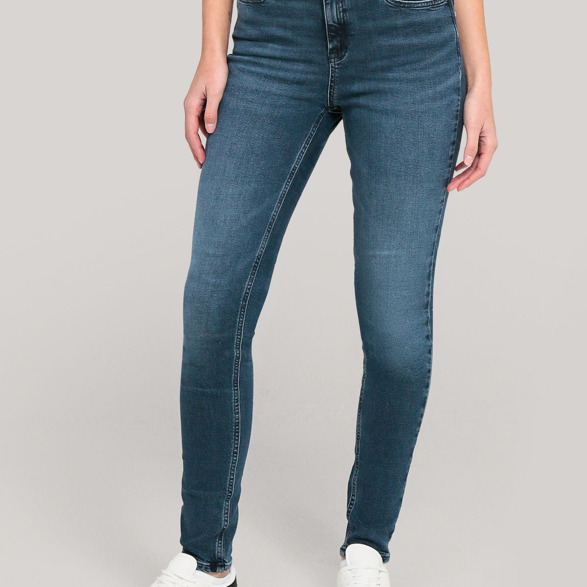 TOMMY HILFIGER - Jeans Nora De Corte Skinny Azul Tommy Jeans