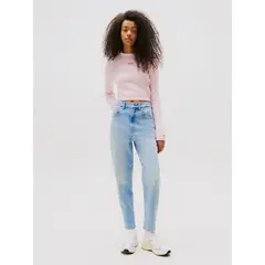 TOMMY HILFIGER - Jeans Mom Talle Superalto Azul Tommy Jeans