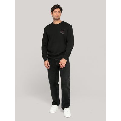 Imagen 2 del producto Polerón Solid Stack Logo Negro