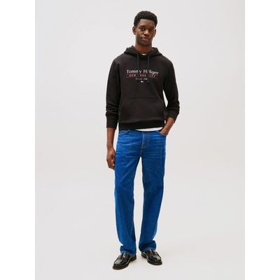 Imagen 2 del producto Polerón Hoodie Center Stack Logo Negro