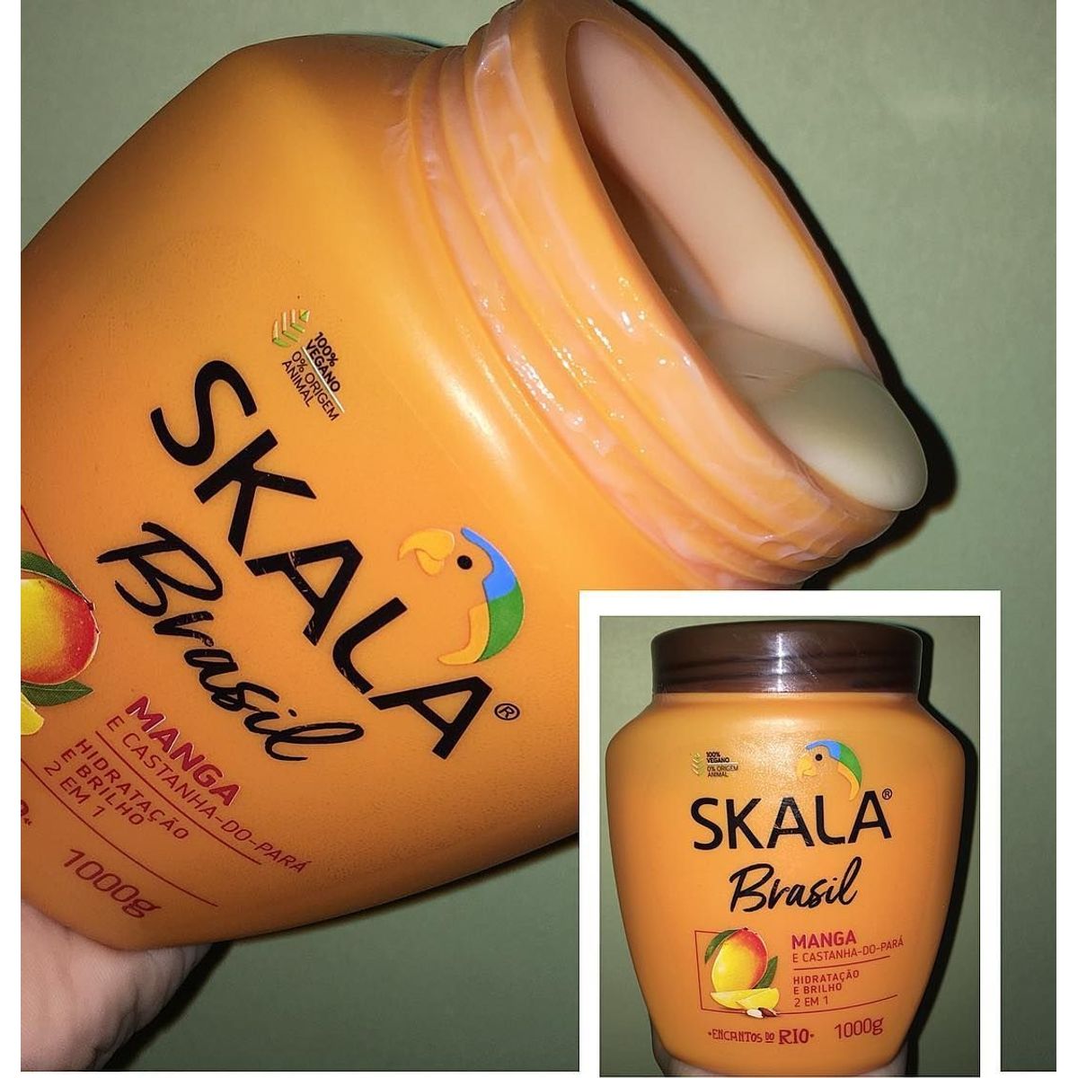 SKALA - Mascara Mango Y Castañas 2en1 1kg Skala Brasil-