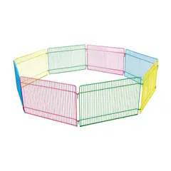 MARBEN PETS - Corral Pequeñas Mascotas Hámster Erizo 23x34cm 8 Paneles