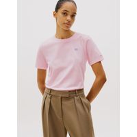 Polera Contrast Flag Logo Rosado