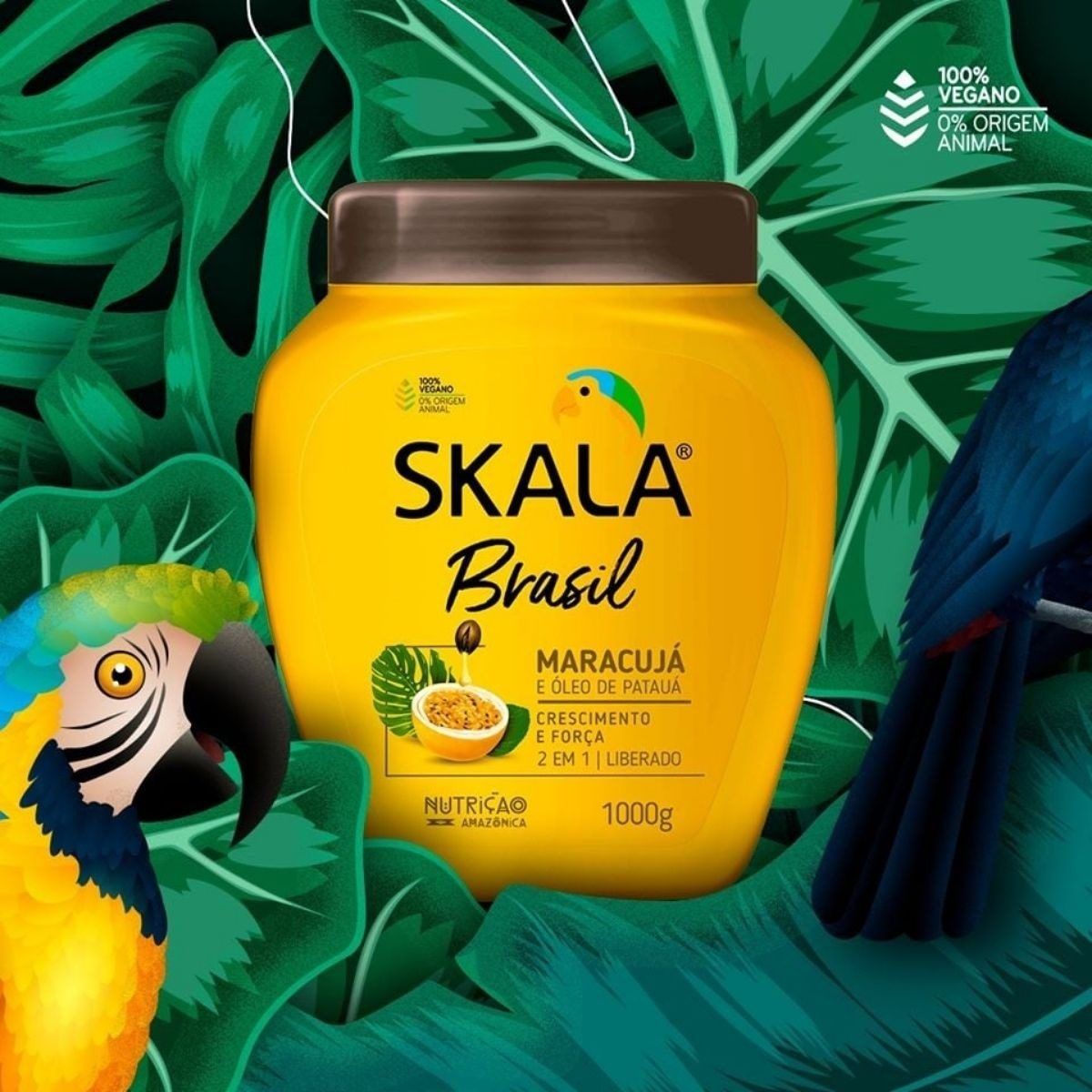 SKALA - MASCARA MARACUYA Y ACEITE 2EN1 BRASIL SKALA 1KG