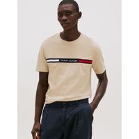 Polera Chest Insert Logo Beige