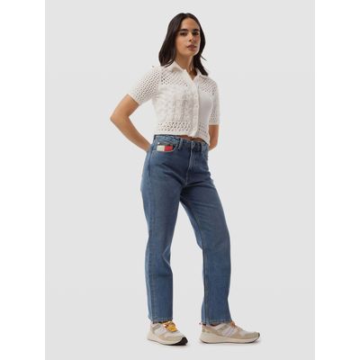 Imagen 2 del producto Cárdigan Polo Flag Logo Blanco Tommy Jeans