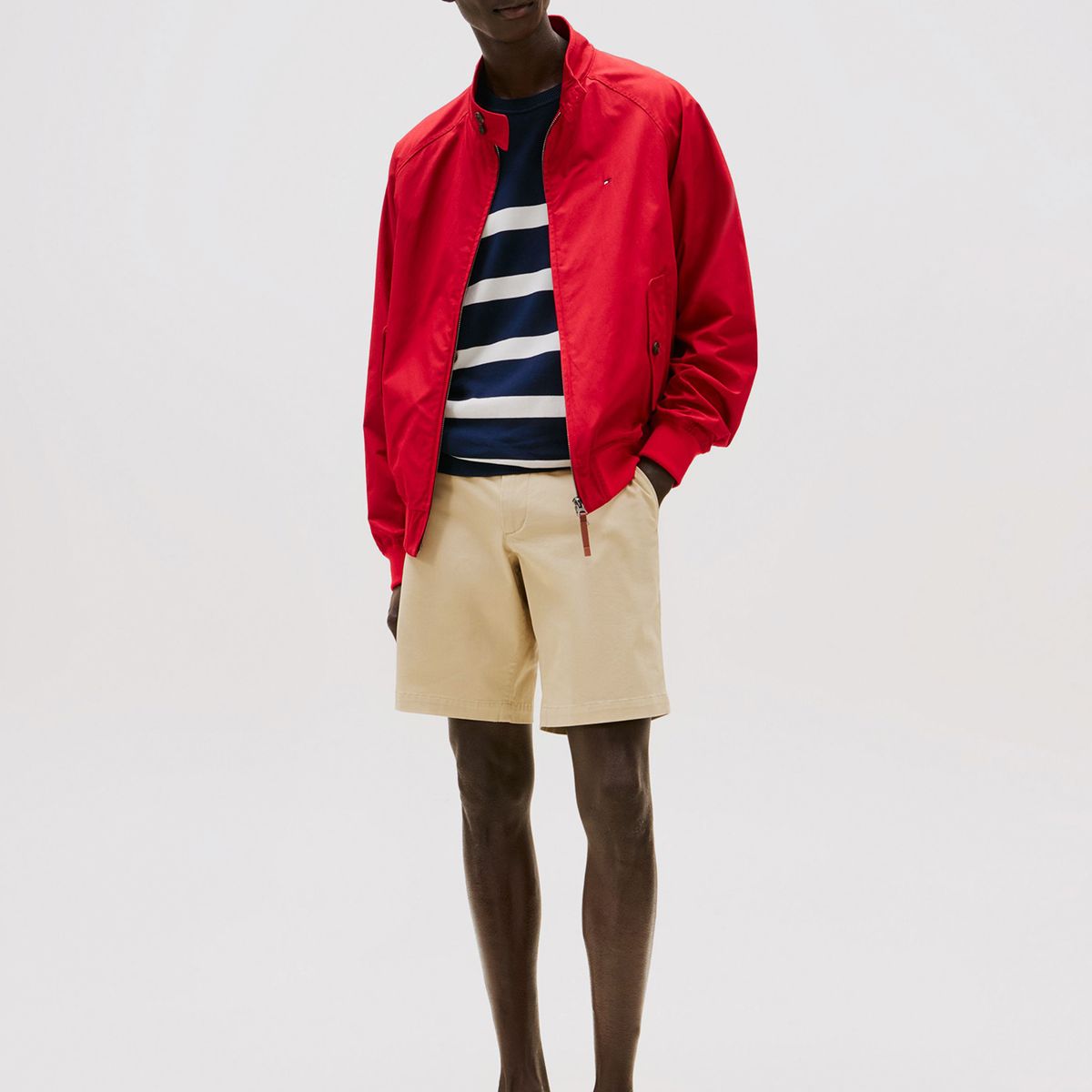 TOMMY HILFIGER - Short Essential 1895 De Algodón Beige Tommy Hilfiger