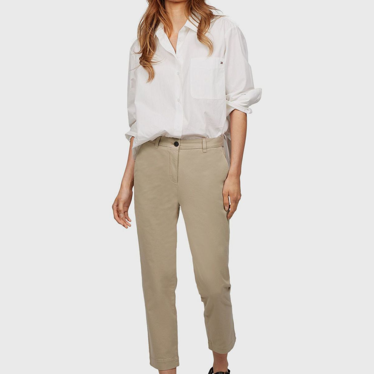 TOMMY HILFIGER - Pantalón Chino Slim Fit Beige Tommy Hilfiger