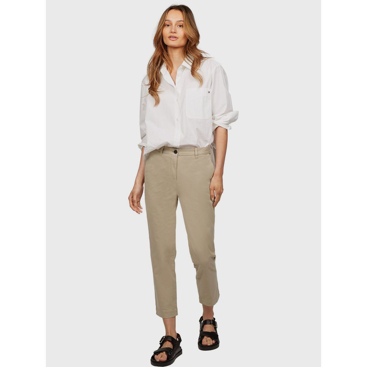 TOMMY HILFIGER - Pantalón Chino Slim Fit Beige Tommy Hilfiger