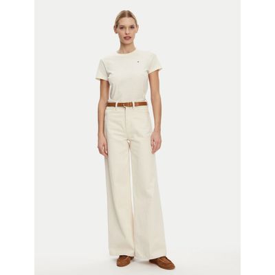 Imagen 2 del producto Polera De Corte Regular Con Logo Beige