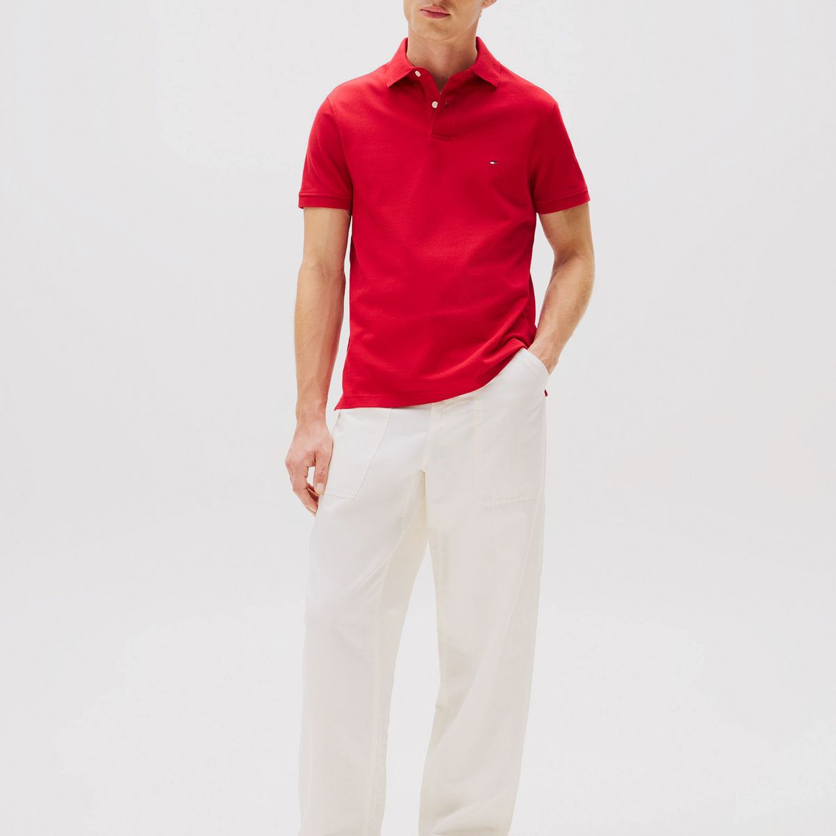TOMMY HILFIGER - Polo Im 1985 Regular Fit Rojo Tommy Hilfiger