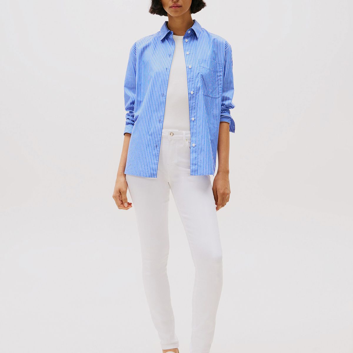 TOMMY HILFIGER - Jeans Como Skinny De Talle Medio Blanco Tommy Hilfiger