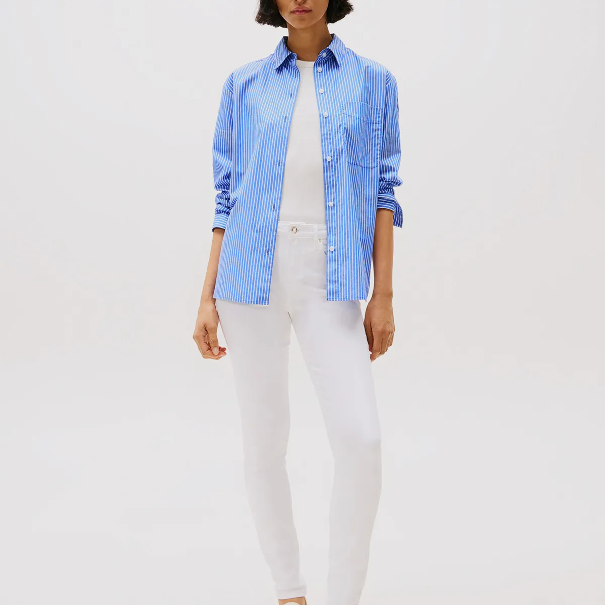 TOMMY HILFIGER - Jeans Como Skinny De Talle Medio Blanco Tommy Hilfiger