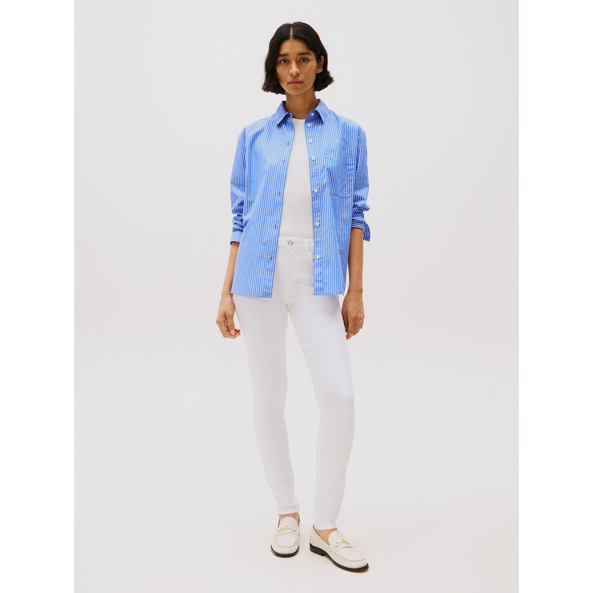 TOMMY HILFIGER - Jeans Como Skinny De Talle Medio Blanco Tommy Hilfiger