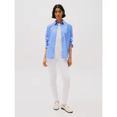TOMMY HILFIGER - Jeans Como Skinny De Talle Medio Blanco