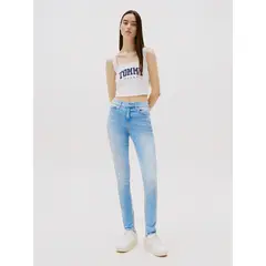 TOMMY HILFIGER - Jeans Nora De Cintura Media Azul Tommy Jeans