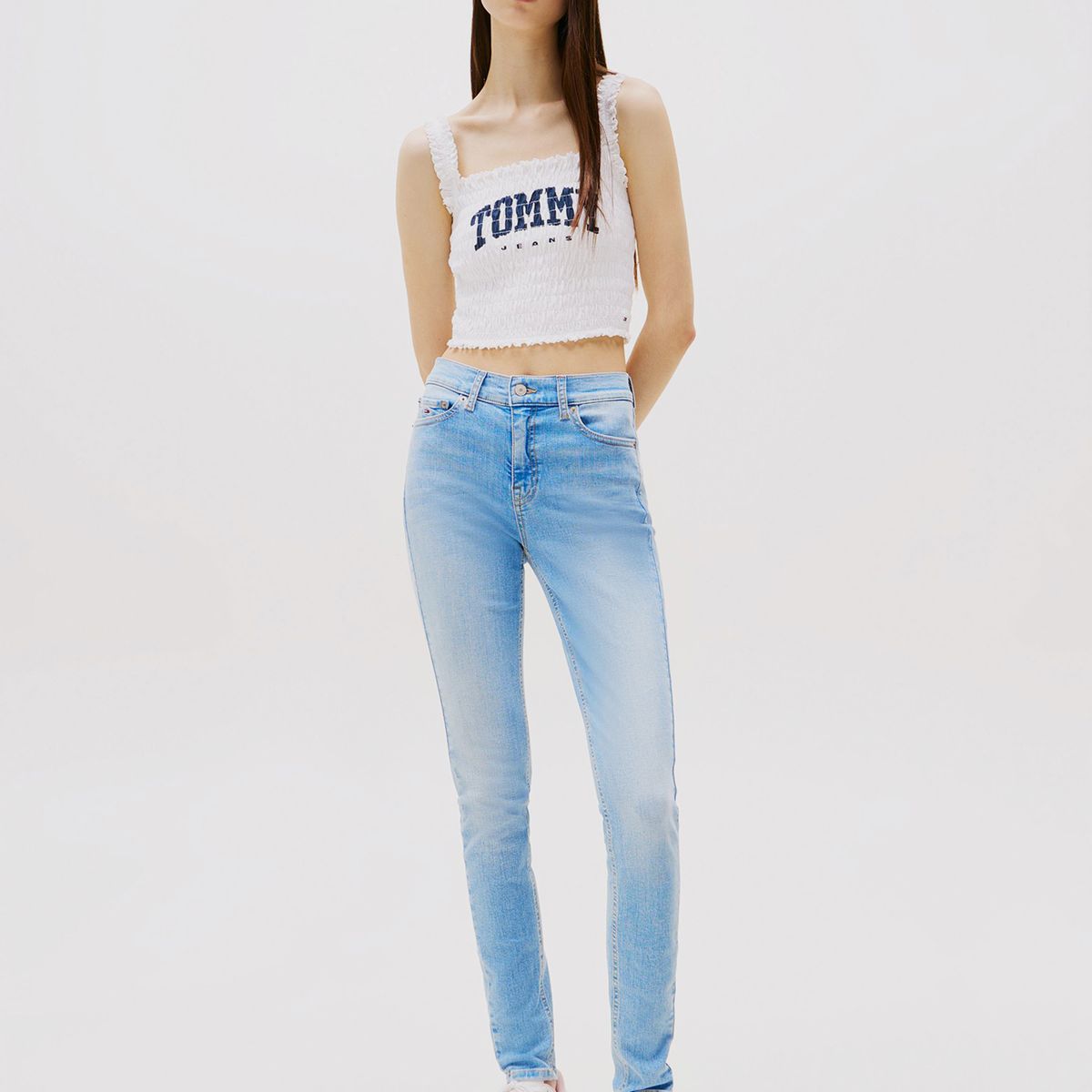 TOMMY HILFIGER - Jeans Nora De Cintura Media Azul Tommy Jeans