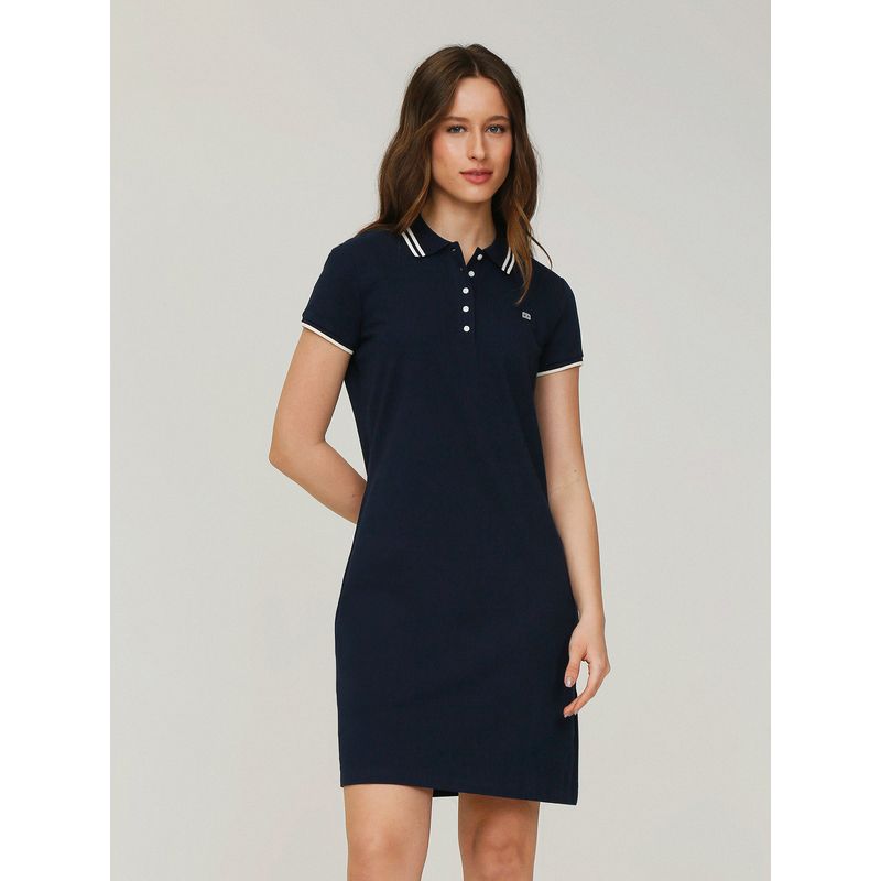 TOMMY HILFIGER - Vestido Sporty Polo Azul Tommy Hilfiger