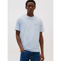 Polera Essential Cotton C-Neck Regular Fit Celeste