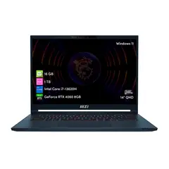 MSI - Notebook Gamer Stealth Studio Intel i7 16GB 1TB SSD RTX4060 14 QHD Win11