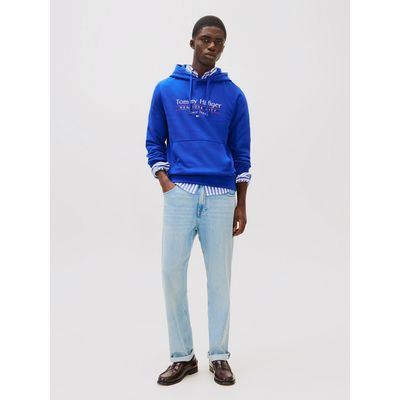 Imagen 2 del producto Polerón Hoodie Center Stack Logo Azul