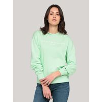 Polerón Modern Con Logo Verde