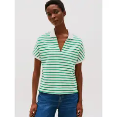 TOMMY HILFIGER - Polo Relaxed Solid Con Logo Verde